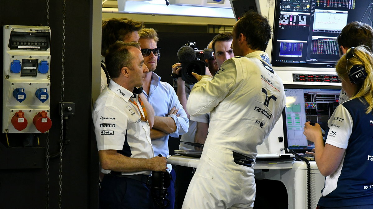 Robert Kubica (P) i Paddy Lowe (L)