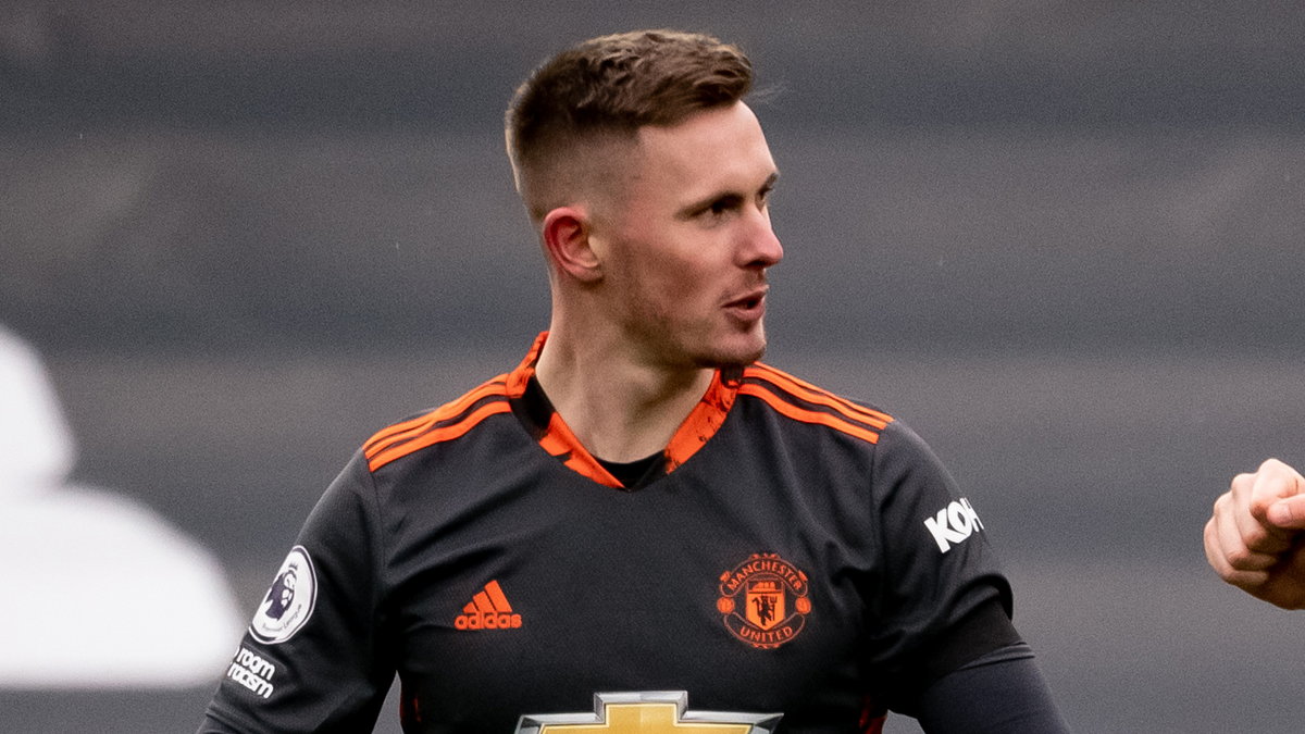 Dean Henderson i Harry Maguire w meczu Man Utd