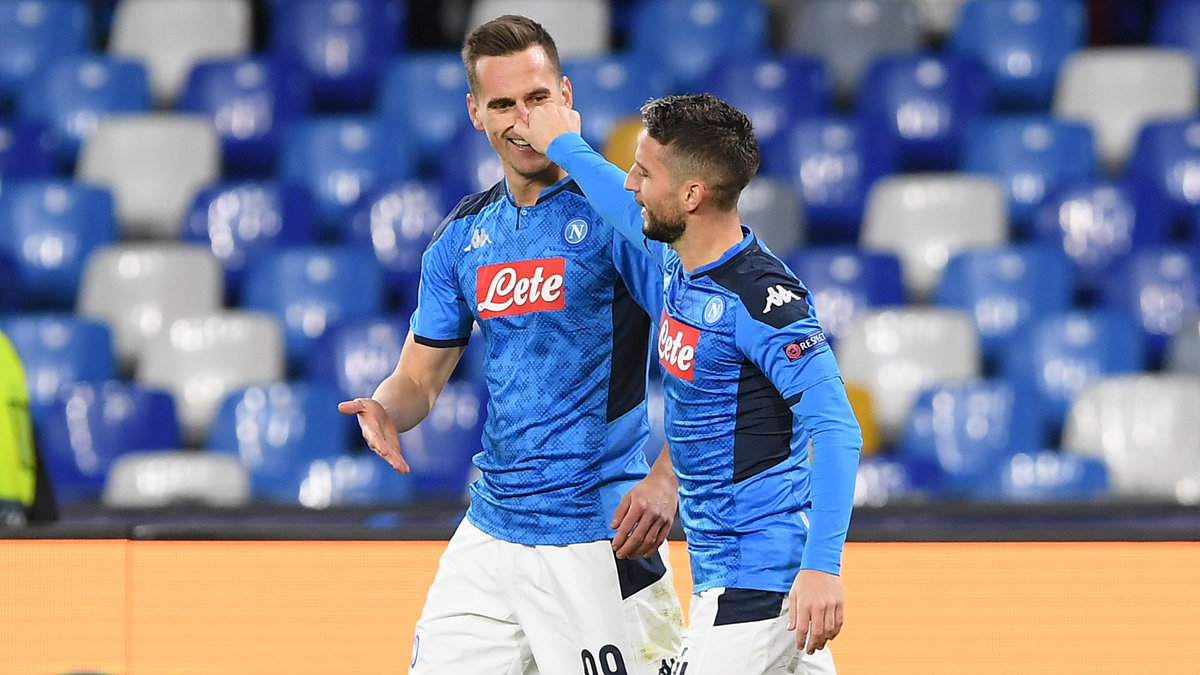 Arkadiusz Milik i Dries Mertens