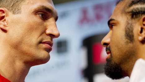 BOXING--HEAVYWEIGHT-UKR-GBR-KLITSCHKO-HAYE