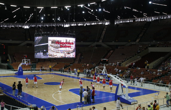 KATOWICE SPODEK PO MODERNIZACJI PRZED EUROBASKETEM