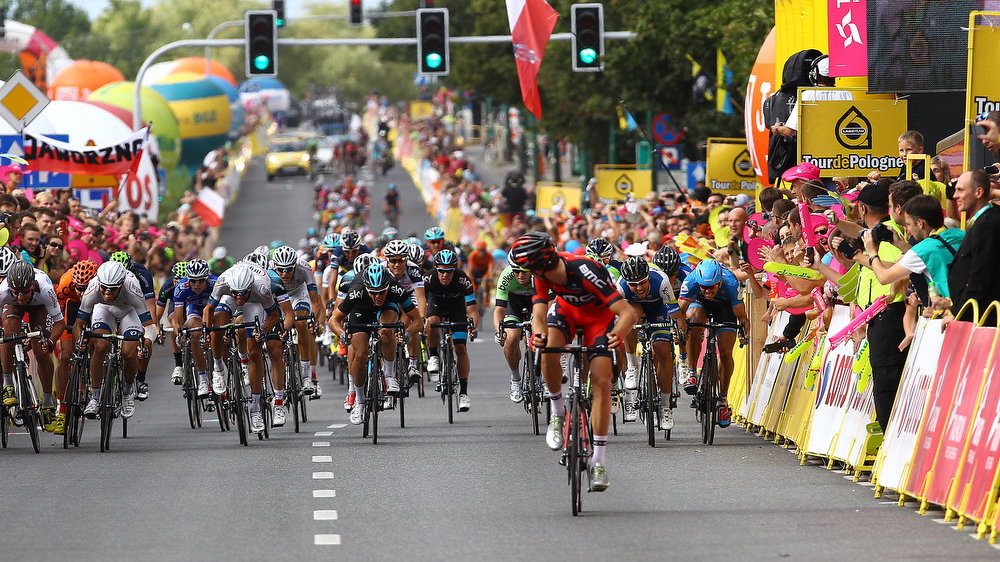 Kolarze podczas 70. edycji Tour de Pologne