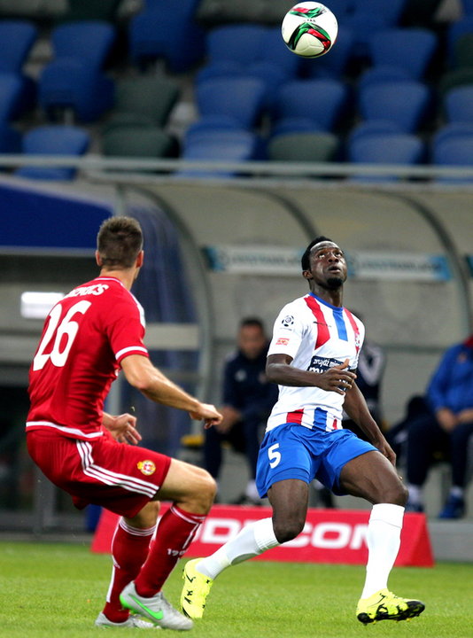 PIŁKA NOŻNA EKSTRAKLASA PODBESKIDZIE WISŁA KRAKÓW (Frank Adu Kwame Richard Guzmics )