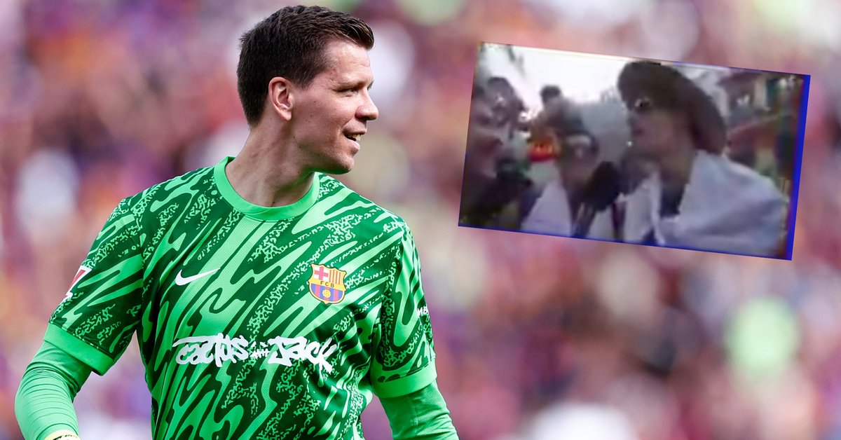 Wojciech Szczęsny nagle zaczął śpiewać hymn Polski. Na środku ulicy. Jest nagranie!