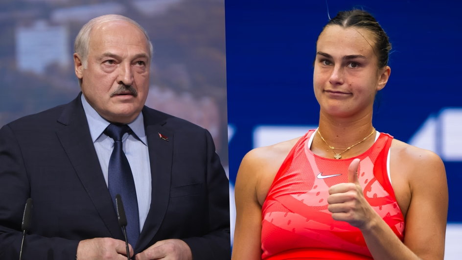 Aleksander Łukaszenko i Aryna Sabalenka