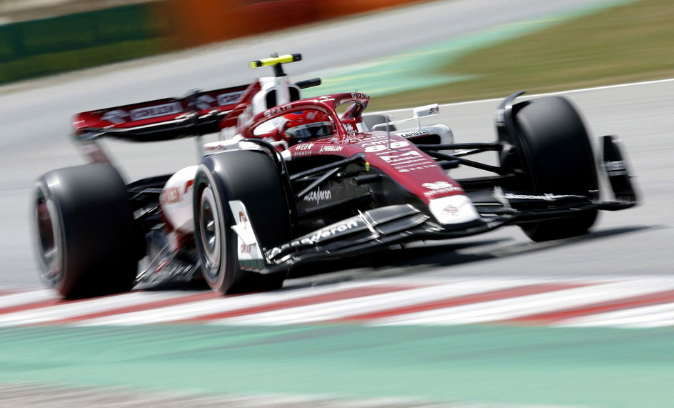 Robert Kubica w bolidzie Alfa Romeo