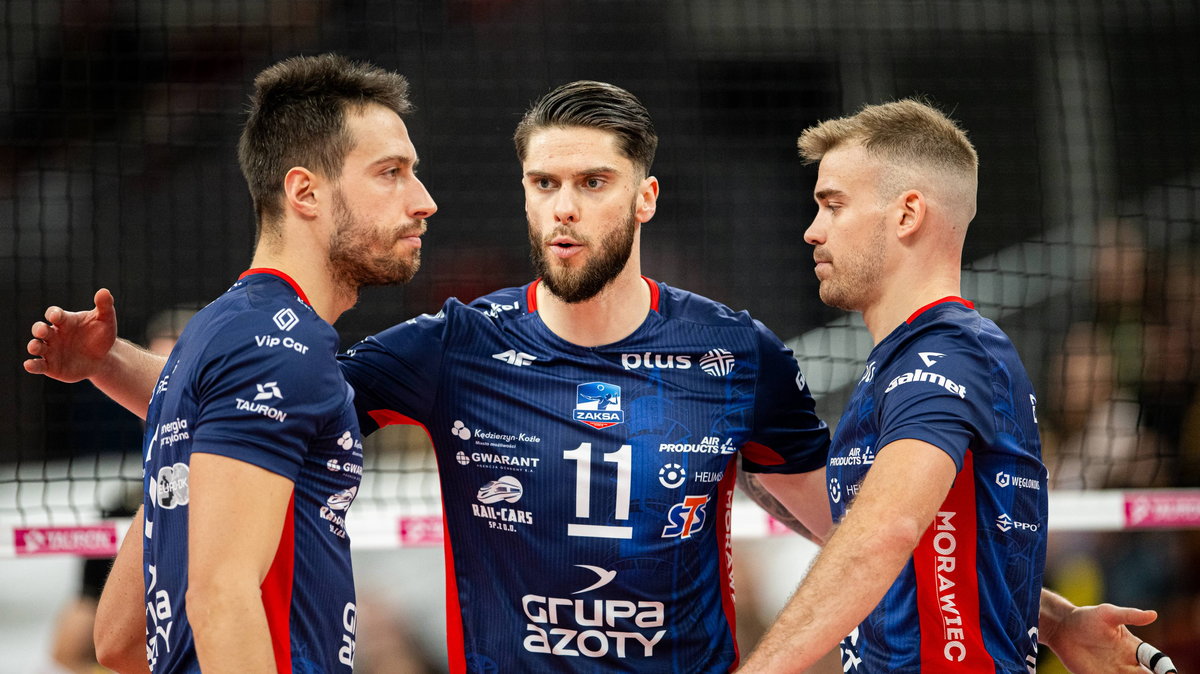 Krzysztof Poręba, Aleksander Śliwka, Radosław Gil — Grupa Azoty ZAKSA Kędzierzyn-Koźle