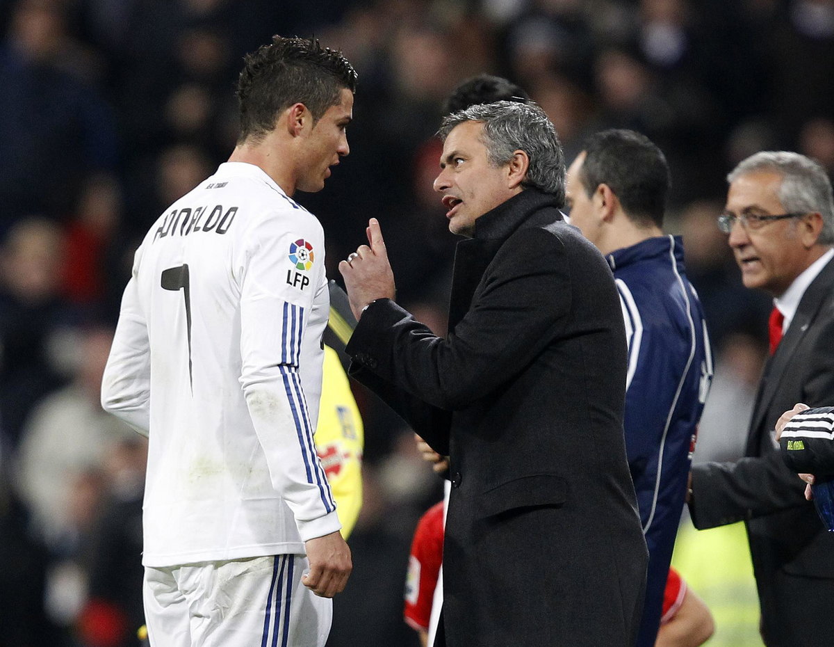 Jose Mourinho (P) i Cristiano Ronaldo