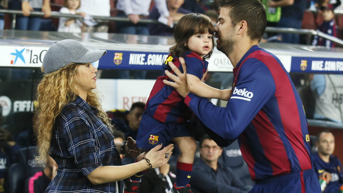 Shakira, Gerard Pique i ich syn Milan 