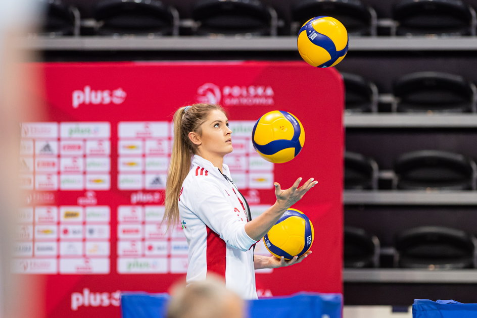 Martyna Grajber-Nowakowska w barwach reprezentacji Polski w 2021 roku