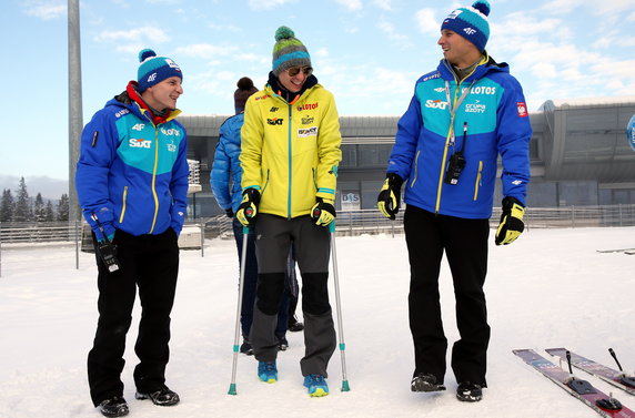 ZAKOPANE SKOKI NARCIARSKIE KADRA TRENING (Kacper Skrobot Kamil Stoch Łukasz Gębala )