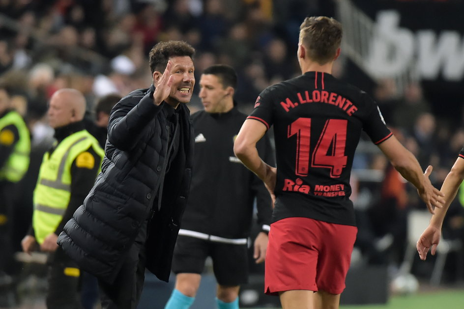 Marcos Llorente i Diego Simeone