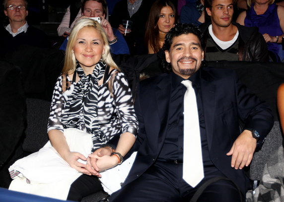  Diego Maradona i Veronica Ojeda w 2010 r.