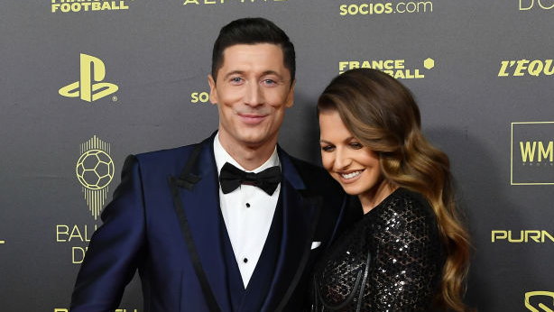 Robert Lewandowski i Anna Lewandowska