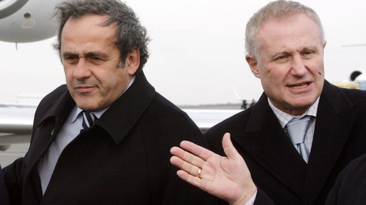 Michel Platini i Grigory Surkis