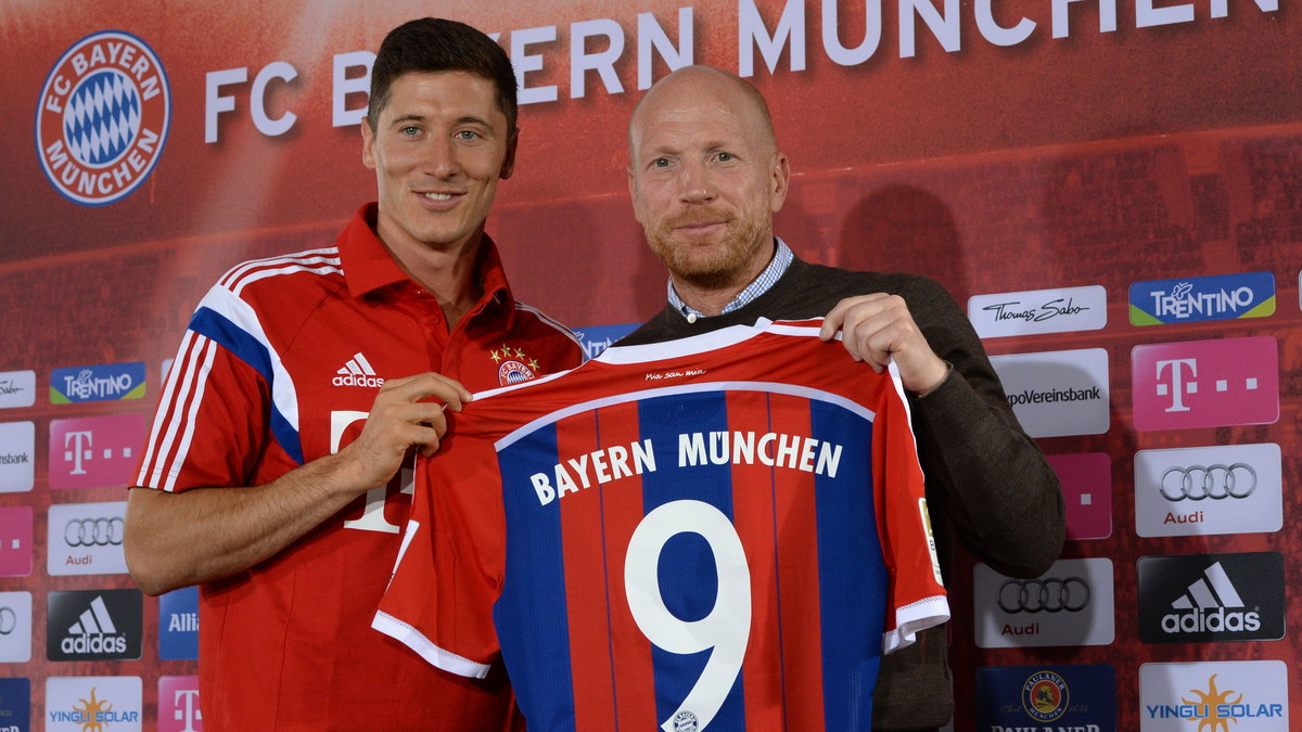 Robert Lewandowski (z lewej) i Matthias Sammer