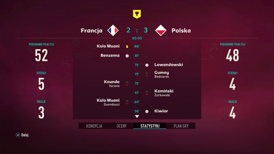 Polska Francja w dodatku mundialowym FIFA 23