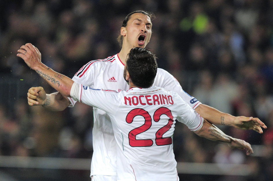 Antonio Nocerino nigdy nie grał tak dobrze, jak występując w Milanie ze Zlatanem Ibrahimoviciem
