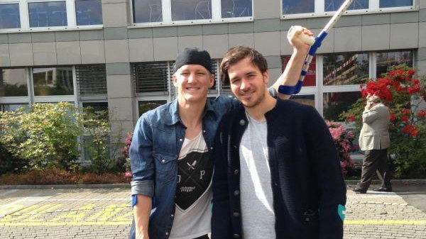 Bastian Schweinsteiger i Felix Neureuther