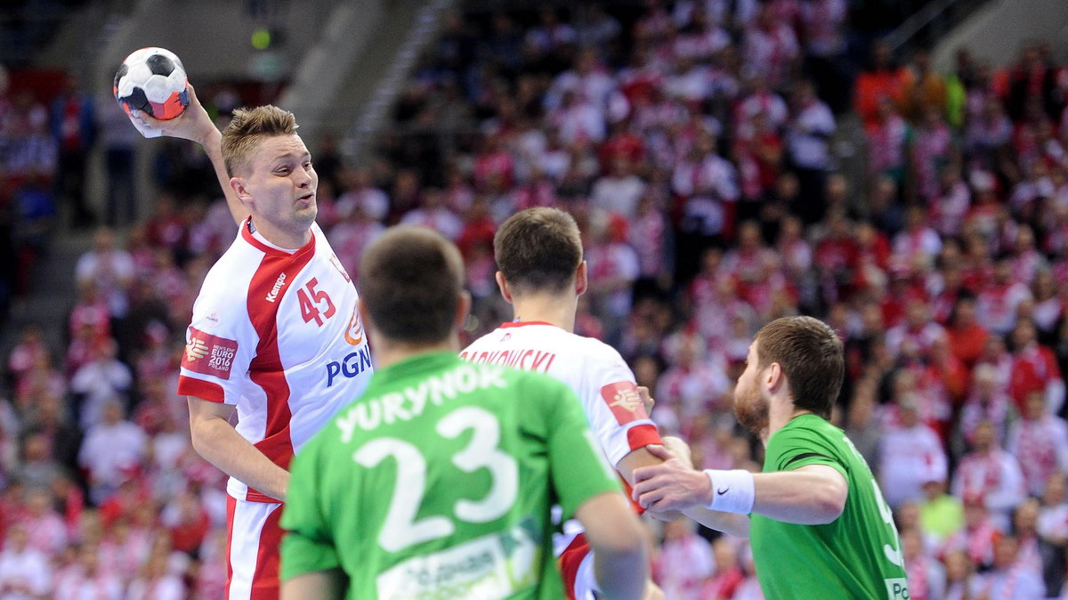 25.01.2016 EHF EURO 2016 - POLSKA - BIALORUS - PILKA RECZNA