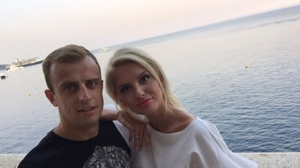 Dominika Grosicka i Kamil Grosicki