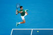 30 stycznia 2020: Novak Djoković podczas półfinałowego meczu Australian Open z Rogerem Federerem