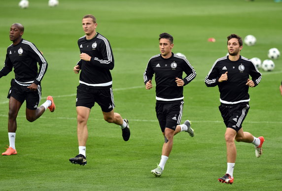 Legia trenowała na Santiago Bernabeu