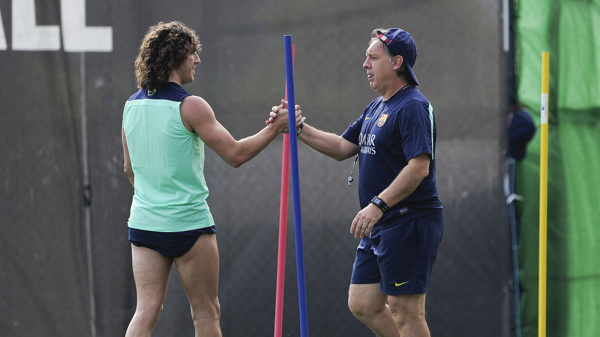 Carles Puyol i Gerardo Martino