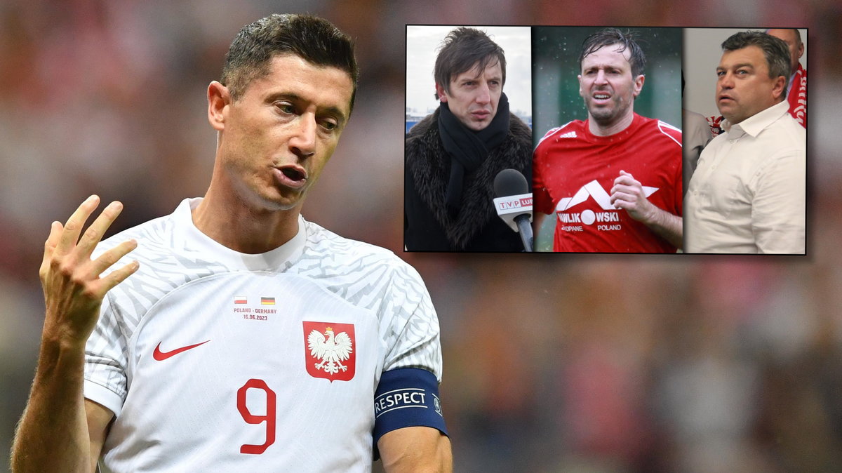 Robert Lewandowski, Jacek Bąk, Maciej Żurawski i Roman Kosecki