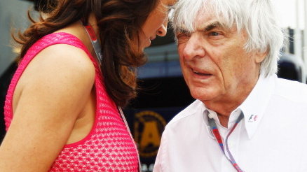 Bernie Ecclestone i Fabiana Flosi