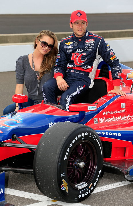 Marco Andretti i Marta Krupa