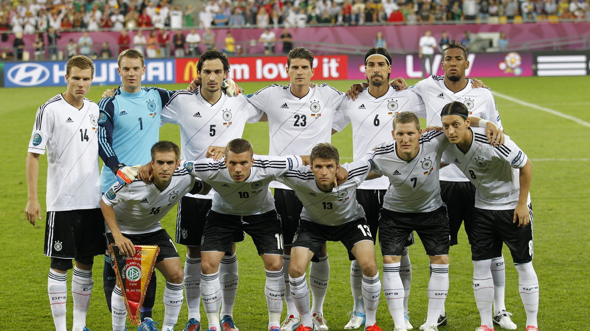 Niemiecka reprezentacja przed meczem z Portugalią, Fot. PAP/EPA.