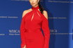 Model Adriana Lima arrives on the red carpet for the annual White House Correspondents Association Dinner in Washington