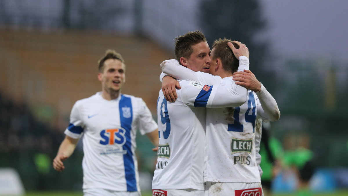 09.04.2016 GORNIK LECZNA - LECH POZNAN EKSTRAKLASA PILKA NOZNA