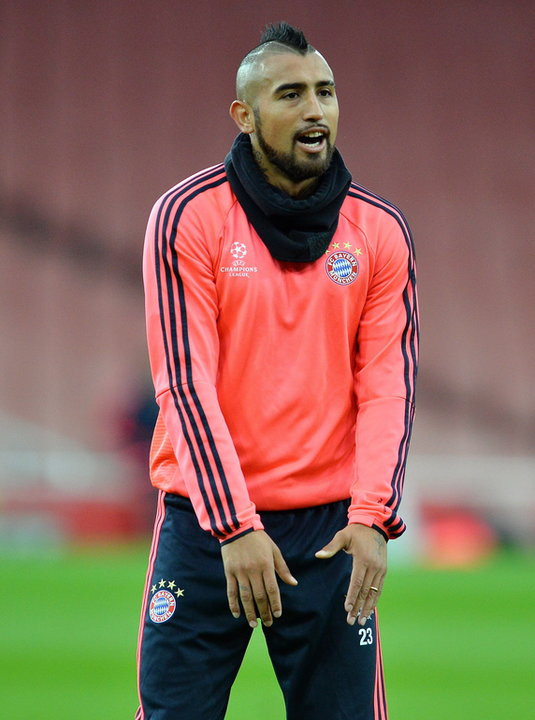 FBL-EUR-C1-ARSENAL-BAYERN MUNICH-TRAINING