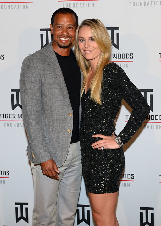 Tiger Woods i Lindsey Vonn