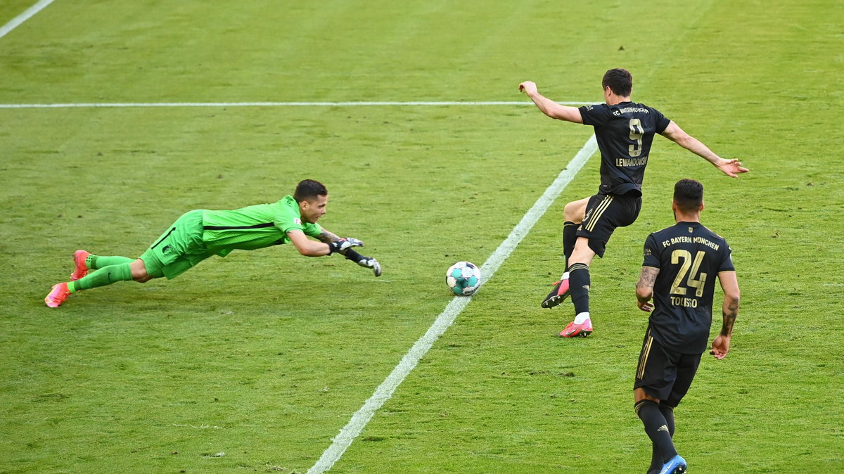 Rafał Gikiewicz i Robert Lewandowski