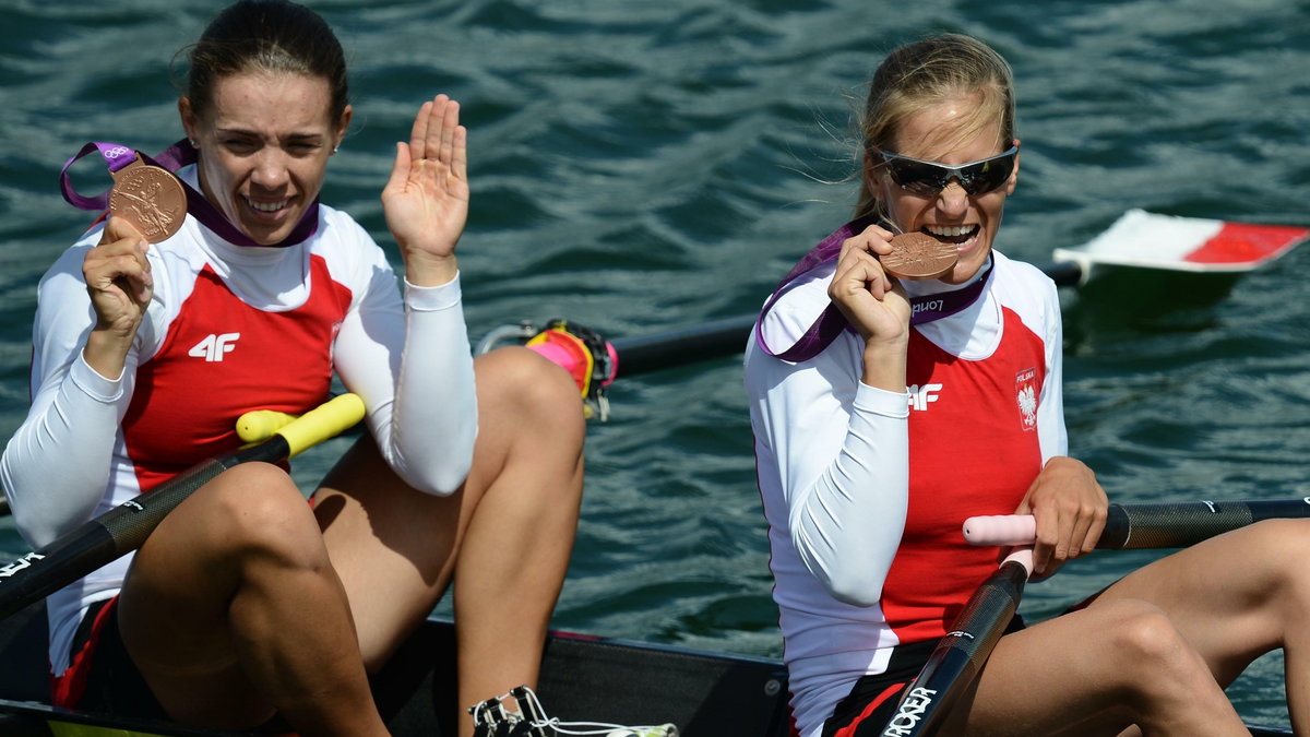 Magdalena Fularczyk-Kozłowska (z lewej) to brązowa medalistka igrzysk olimpijskich w Londynie