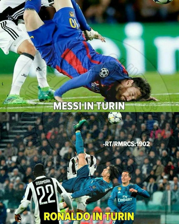 Liga Mistrzów: Real Madryt pokonał Juventus Turyn - memy fot. Internet