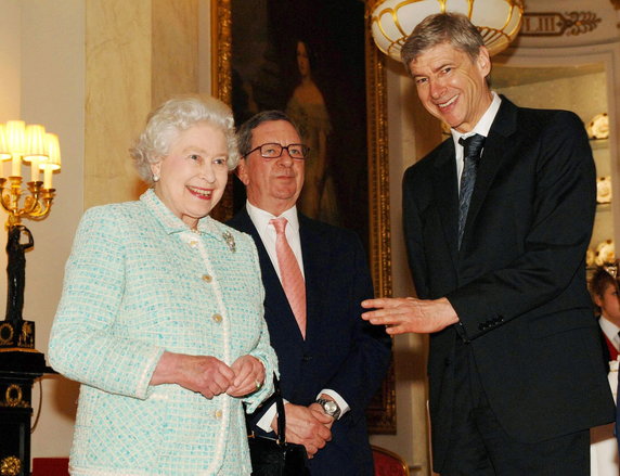 Elżbieta II, Arsene Wenger