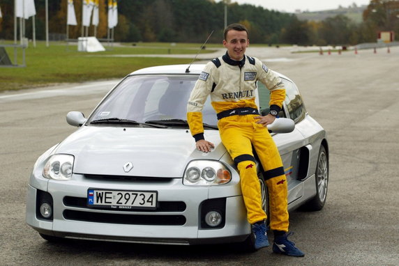 Robert Kubica w 2002 roku na torze wyścigowym w Miedzianej Górze (koło Kielc), , Sebastian Wolny (2002)