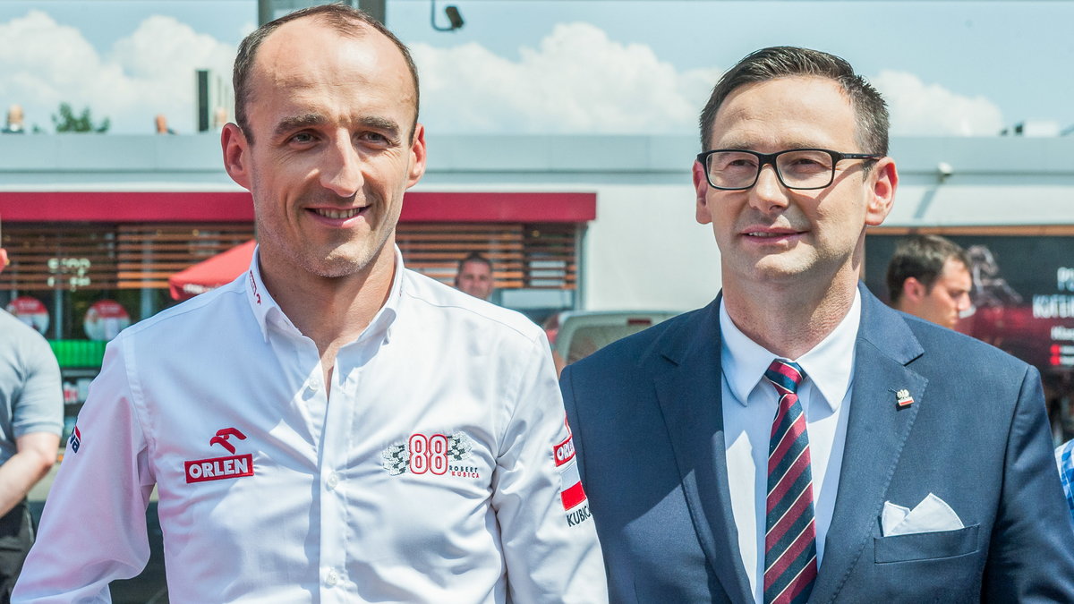 Robert Kubica i Daniel Obajtek