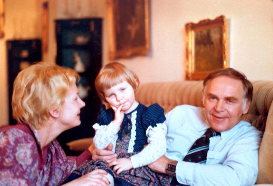 Joanna Ciszewska z rodzicami