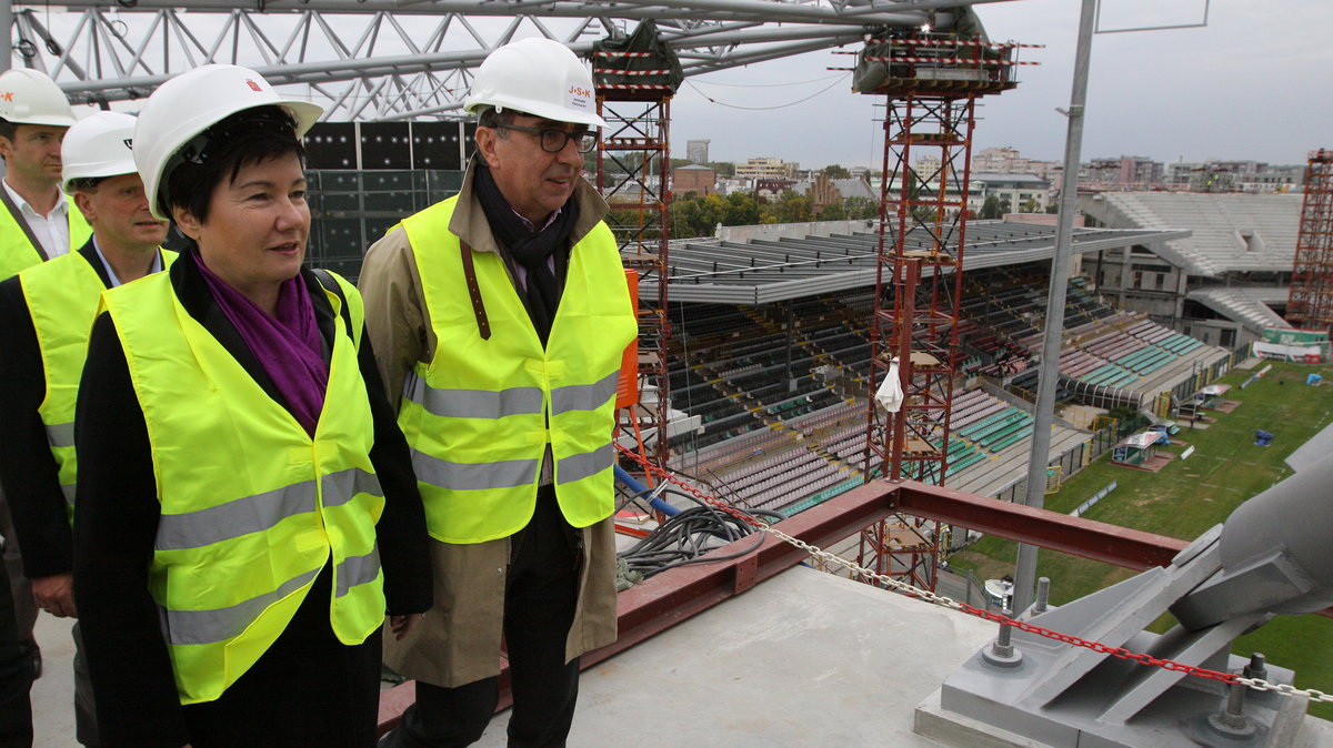 WARSZAWA LEGIA STADION BUDOWA