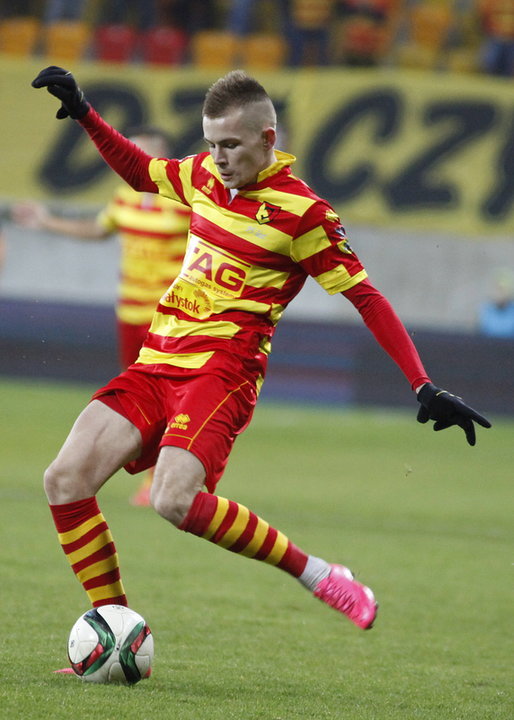 PIŁKA NOŻNA EKSTRAKLASA JAGIELLONIA KORONA KIELCE (Karol Mackiewicz )