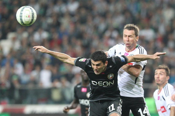 Legia - Polonia/Wladimir Dwaliszwili i Jakub Wawrzyniak