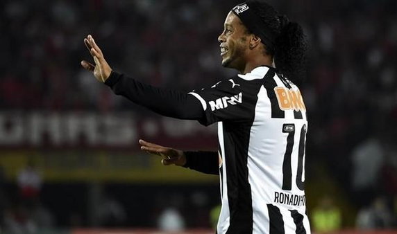Ronaldinho z Flamengo do Atletico Mineiro