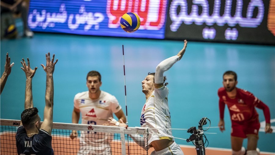 Iran - Francja (fot. FIVB)