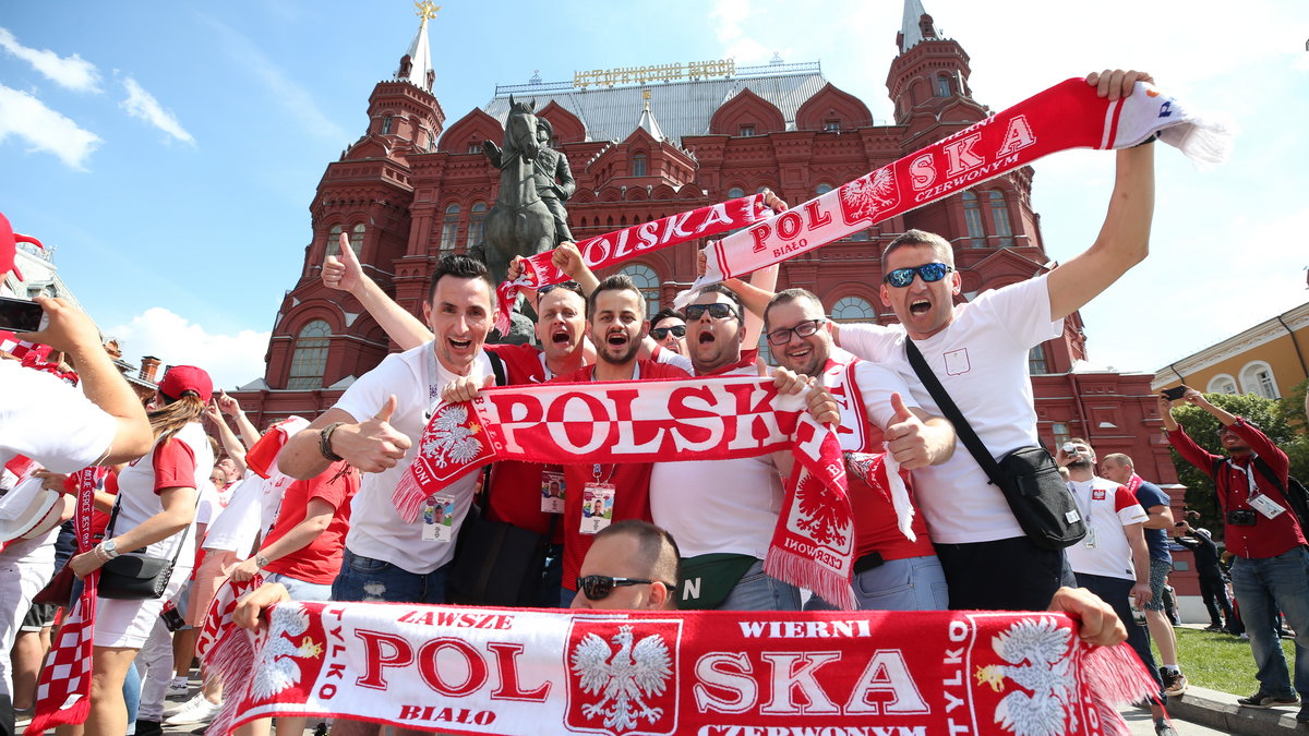 Polscy kibice w Moskwie