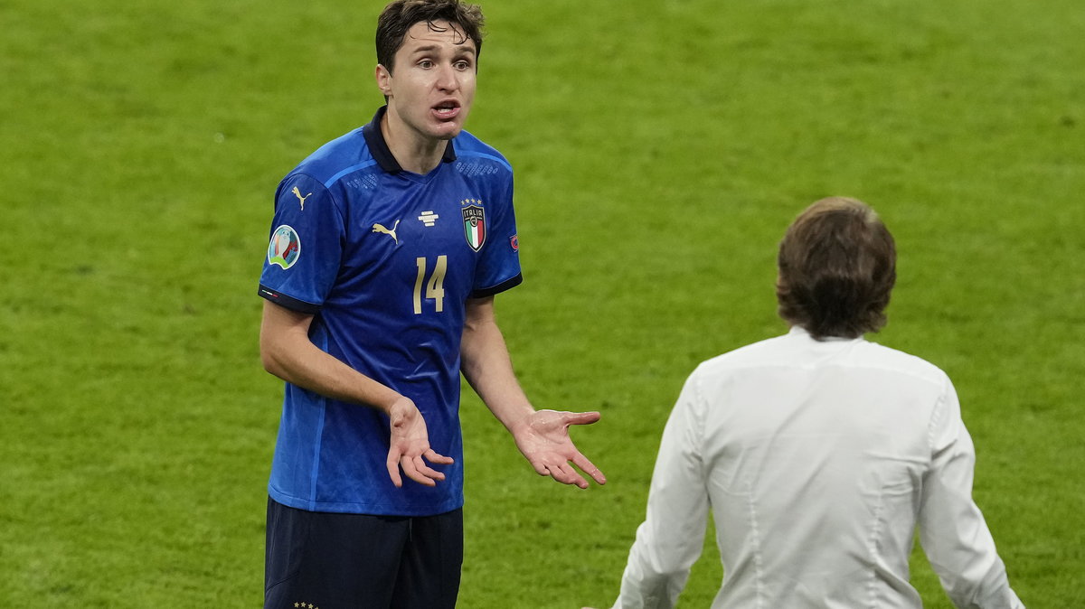 Federico Chiesa i Roberto Mancini